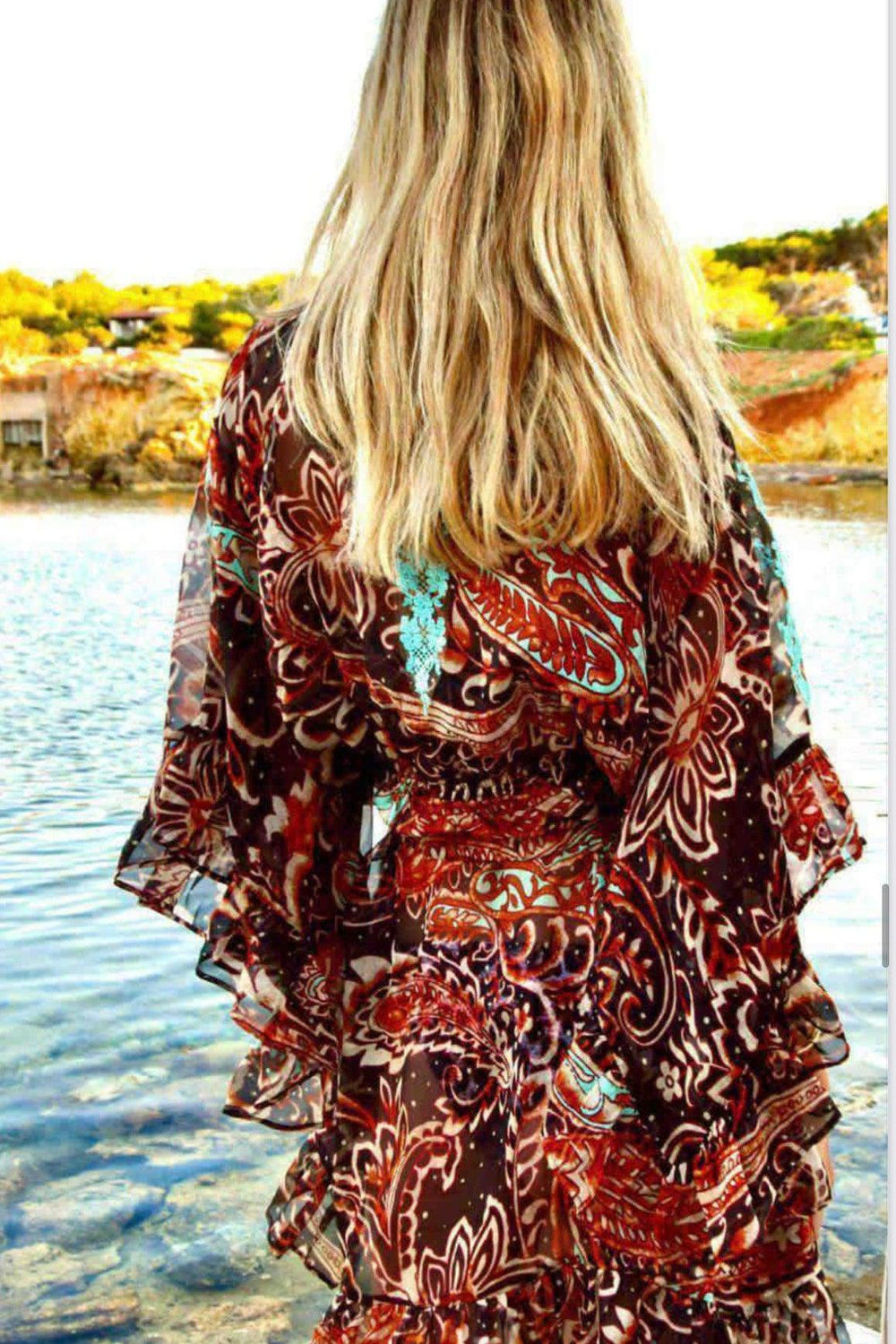 Vanita Rosa  Mykonos Kimono by Vanita Rosa from Marina St Barth