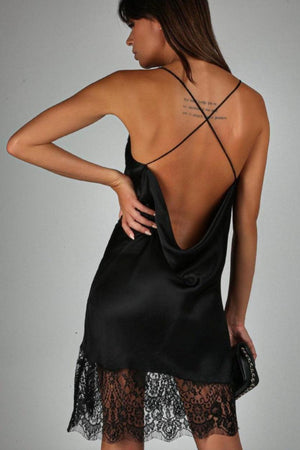 Vanita Rosa  Midnight Dress Silk Short by Vanita Rosa from Marina St Barth