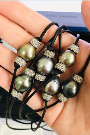 Pearl and Diamond Choker Necklace by Marina St Barth from Marina St Barth