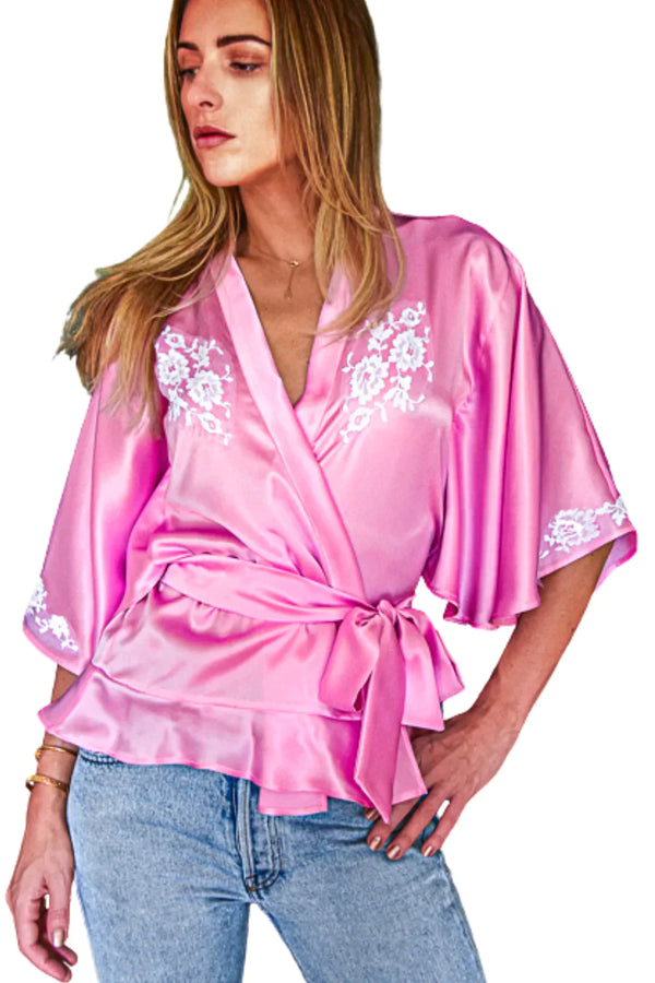 Vanita Rosa Nikos Silk Kimono Top by Vanita Rosa from Marina St Barth