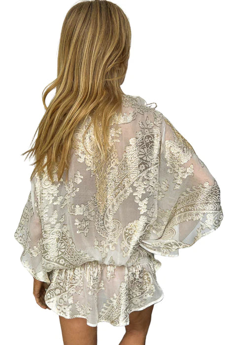 Vanita Rosa  Nanou Poncho Silk by Vanita Rosa from Marina St Barth