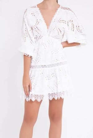 Amante Cotton Short Dress by Waimari from Marina St Barth