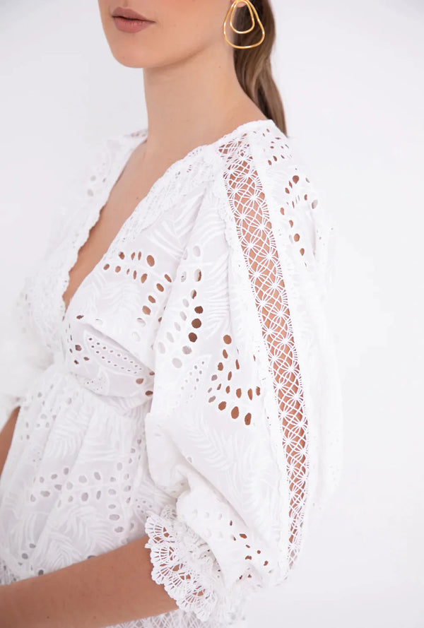 Amante Cotton Short Dress by Waimari from Marina St Barth