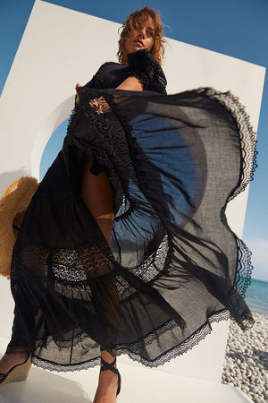 Charo Ruiz Clemence V-Neck Long Dress by Charo Ruiz from Marina St Barth