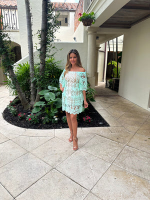 Neo Cuba See Through Short Dress by Les Neobourgeoises from Marina St Barth