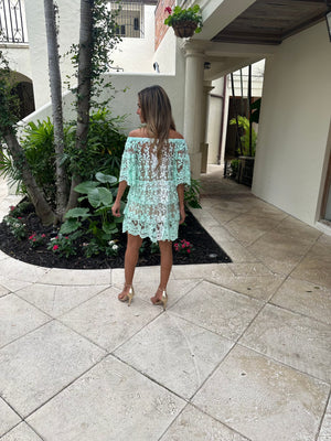 Neo Cuba See Through Short Dress by Les Neobourgeoises from Marina St Barth