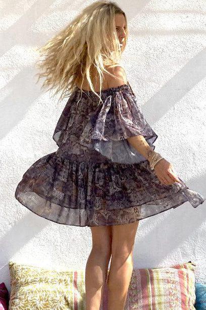 Neo Croatia Short Dress by Les Neobourgeoises from Marina St Barth