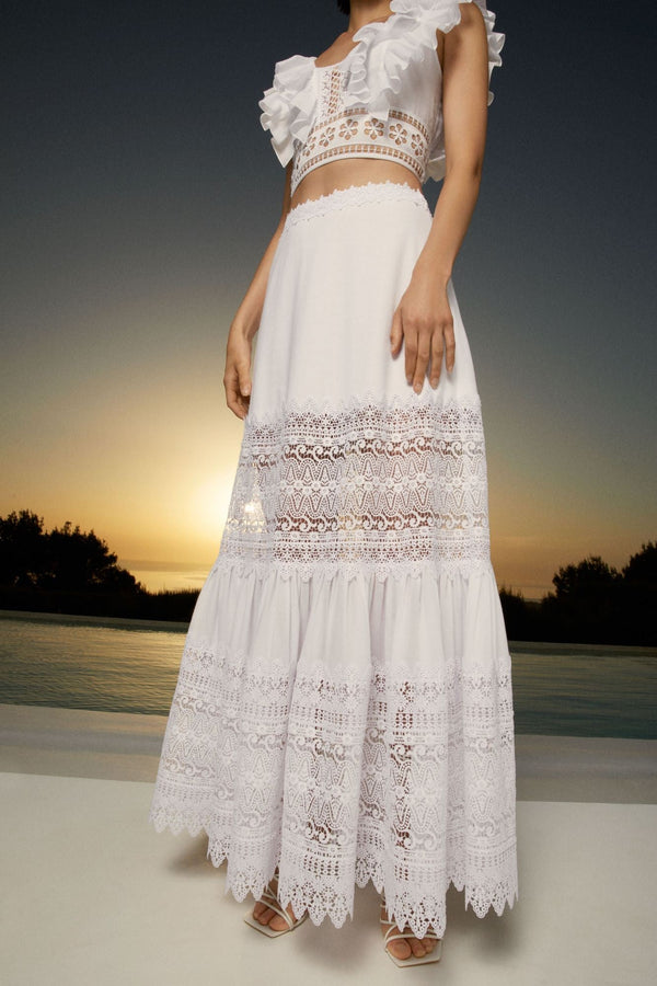 Charo Ruiz Long Skirt Viola by Charo Ruiz from Marina St Barth