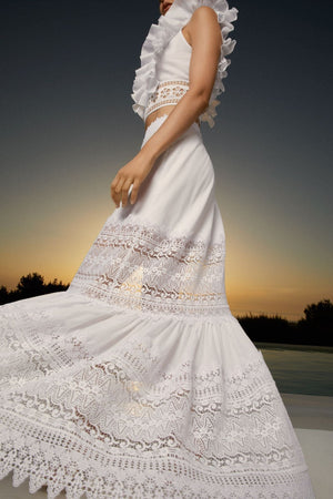 Charo Ruiz Long Skirt Viola by Charo Ruiz from Marina St Barth