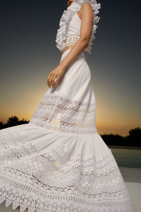 Charo Ruiz Long Skirt Viola by Charo Ruiz from Marina St Barth